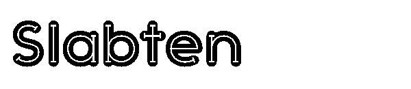 Slabten字体