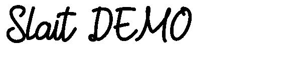 Slait DEMO字体