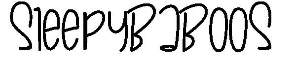 SleepyBaboos字体