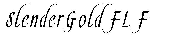 SlenderGoldFLF字体