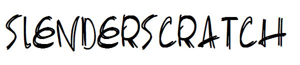 Slenderscratch字体