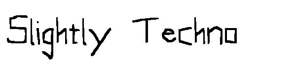 Slightly Techno字体
