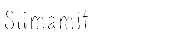 Slimamif字体