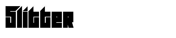 Slitter字体
