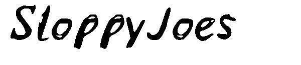 SloppyJoes字体