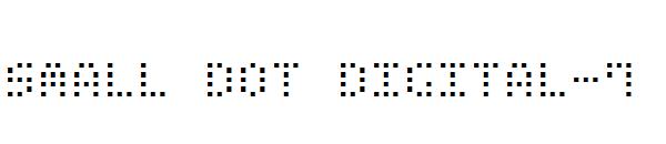 Small Dot Digital-7字体