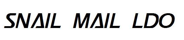 Snail Mail LDO字体