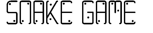 Snake Game字体