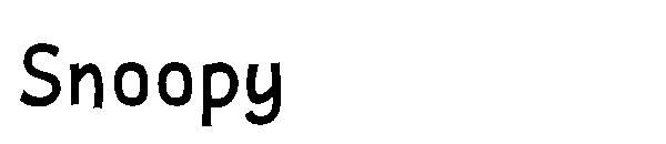 Snoopy字体