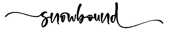 snowbound字体