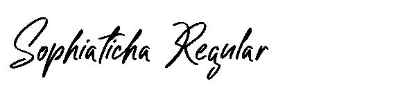 Sophiaticha Regular字体
