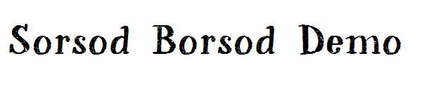 Sorsod Borsod Demo字体