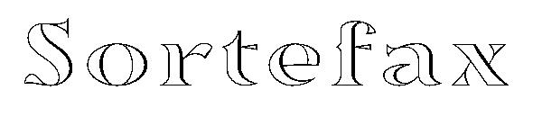 Sortefax字体