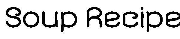 Soup Recipe字体