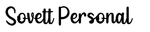 Sovett Personal字体