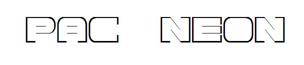 Spac3 neon字体