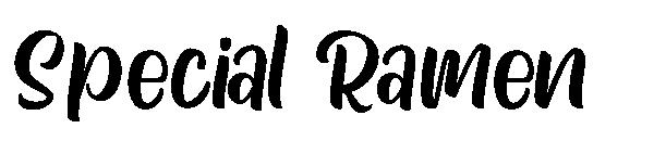 Special Ramen字体