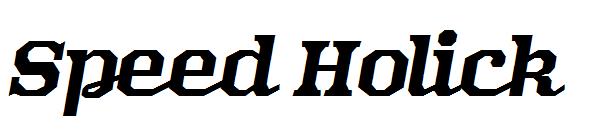 Speed Holick字体