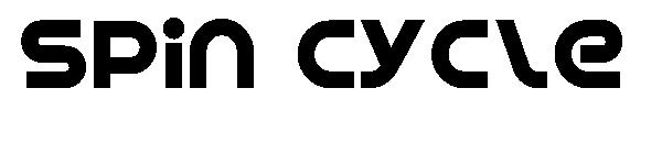 Spin Cycle字体