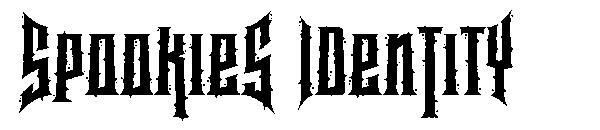 Spookies Identity字体