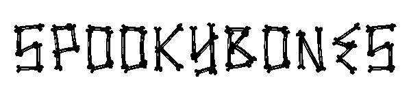 SPOOKYBONES字体