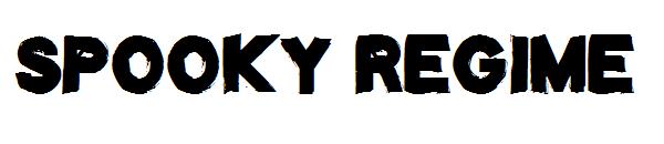 Spooky Regime字体