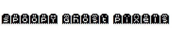 Spoopy Ghost Pixels字体