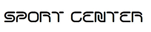 SPORT CENTER字体