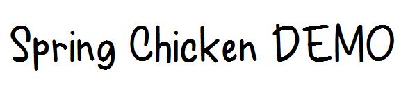 Spring Chicken DEMO字体