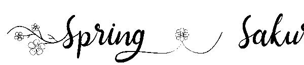 Spring Sakura字体