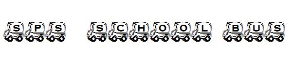 SPs  School Bus字体