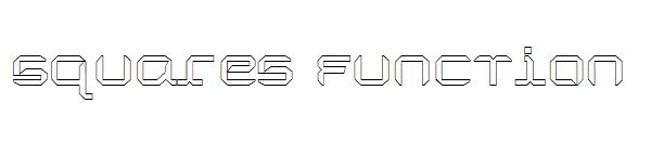 Squares Function字体