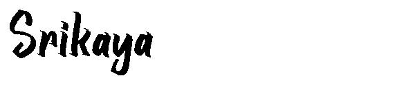 Srikaya字体
