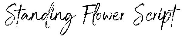 Standing Flower Script字体