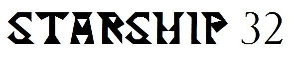 Starship 32字体
