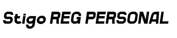 Stigo REG PERSONAL字体