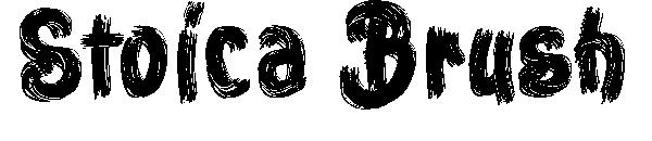 Stoica Brush字体