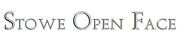 Stowe Open Face字体