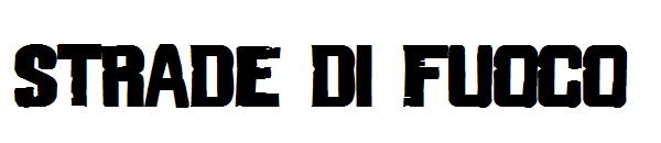 Strade di Fuoco字体