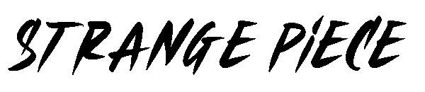 Strange Piece字体