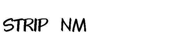 STRIP_NM字体