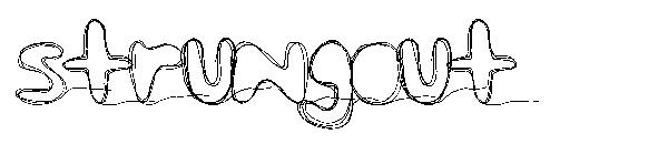 strungout字体