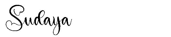 Sudaya字体