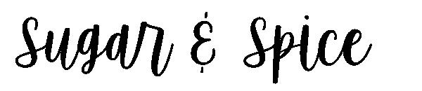 Sugar & Spice字体
