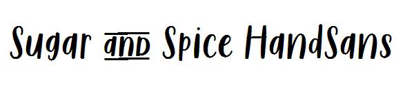 Sugar & Spice HandSans字体