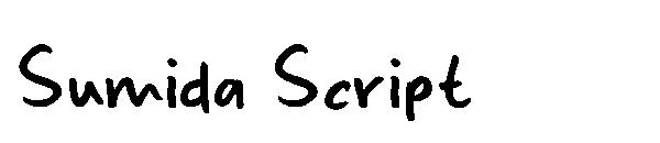 Sumida Script字体