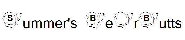 Summer's BearButts字体