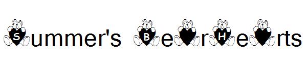 Summer's BearHearts字体