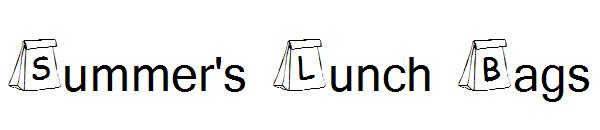 Summer's Lunch Bags字体