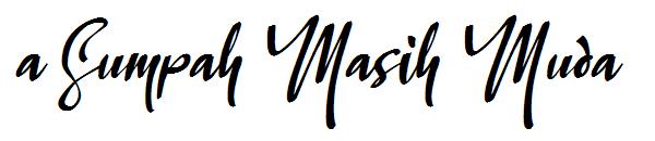 a Sumpah Masih Muda字体